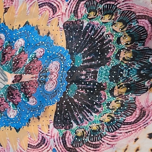 Embellished Beach Cover-up ⛱️ or Shawl - Picture 3 of 6